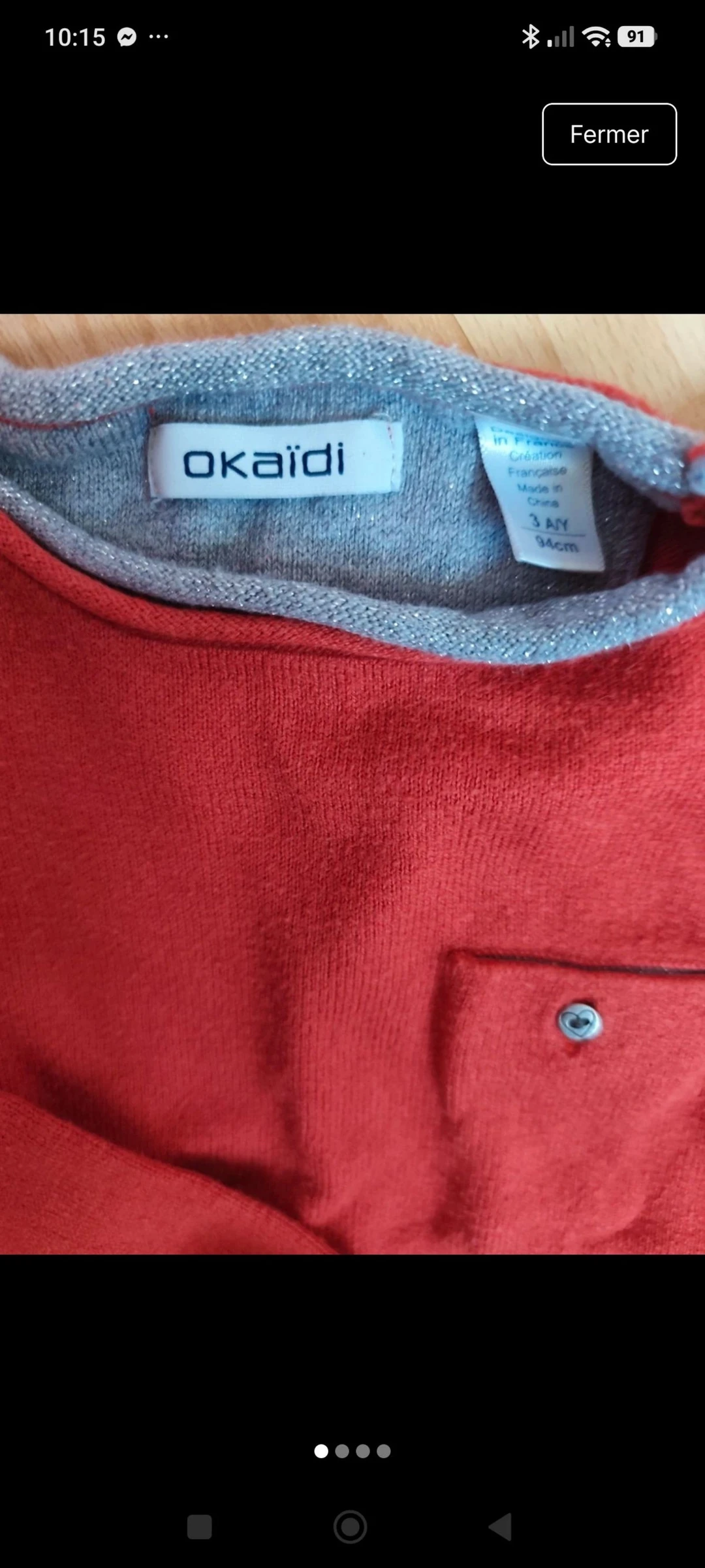 Pull 3 ans Okaïdi  – photo 4